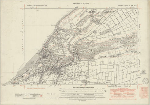 OS Six-inch Somerset IV NW&NE 1938